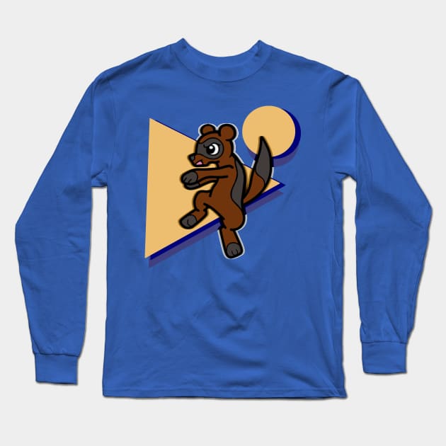 Roy the Ferret Long Sleeve T-Shirt by RockyHay